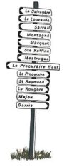 Majou signpost