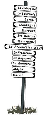 Majou signpost
